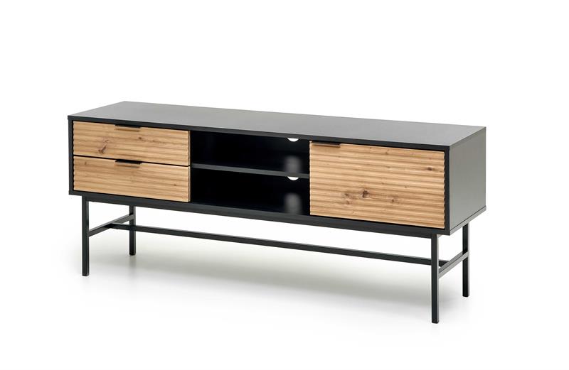 MURANO RTV-1 stolík RTV dub artisan/čierny