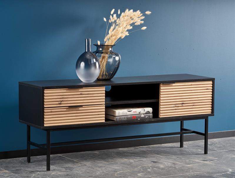 MURANO RTV-1 stolík RTV dub artisan/čierny