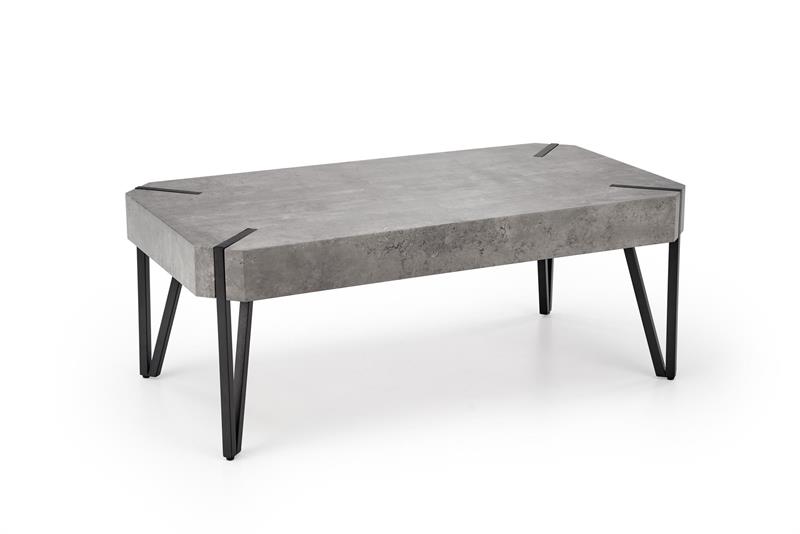 EMILY konferenčný stolík beton / čierny