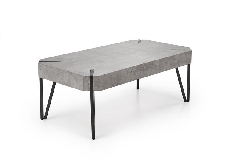 EMILY konferenčný stolík beton / čierny