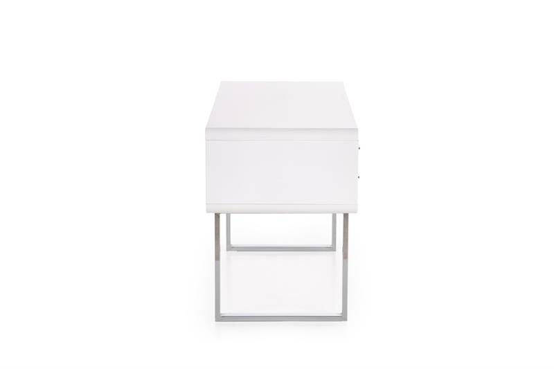 B30 PC stôl biely-chróm