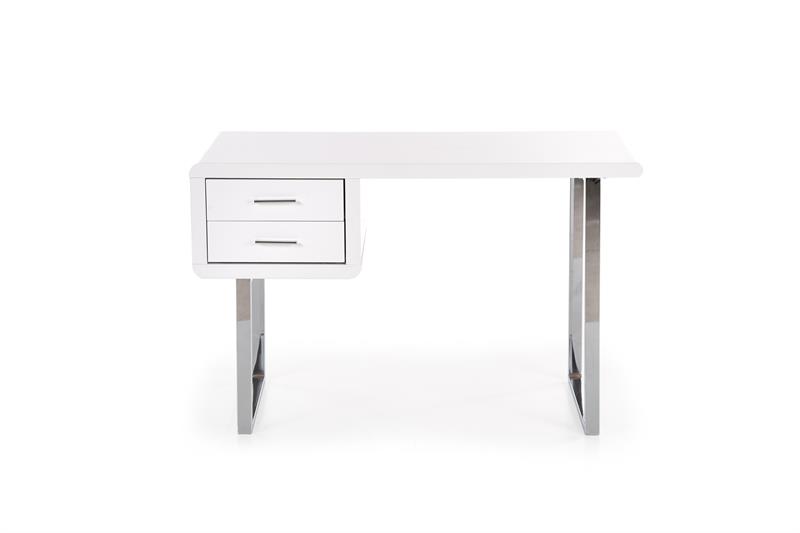 B30 PC stôl biely-chróm
