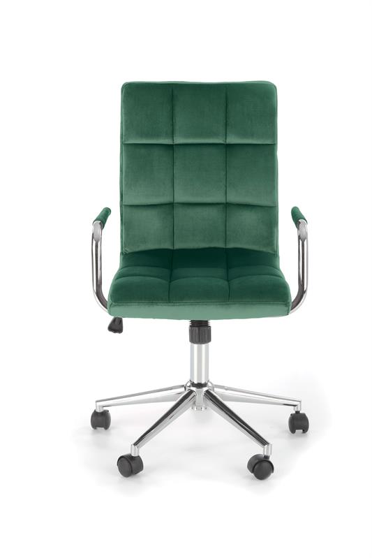 GONZO 4 stolička detská tmavo zelená velvet