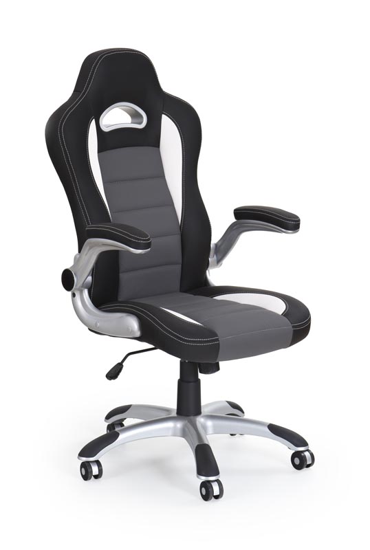 LOTUS kancelárska stolička čierno-šedá