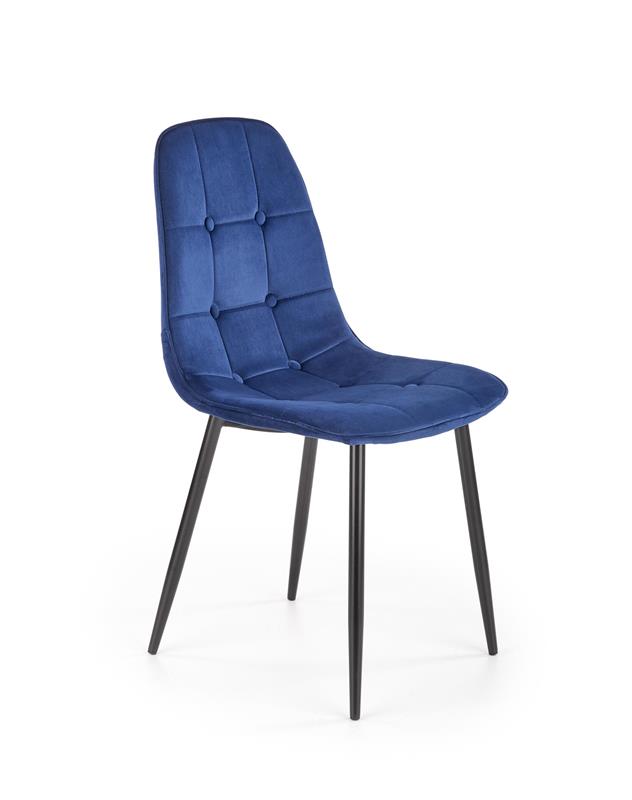 K417 stolička granátová velvet