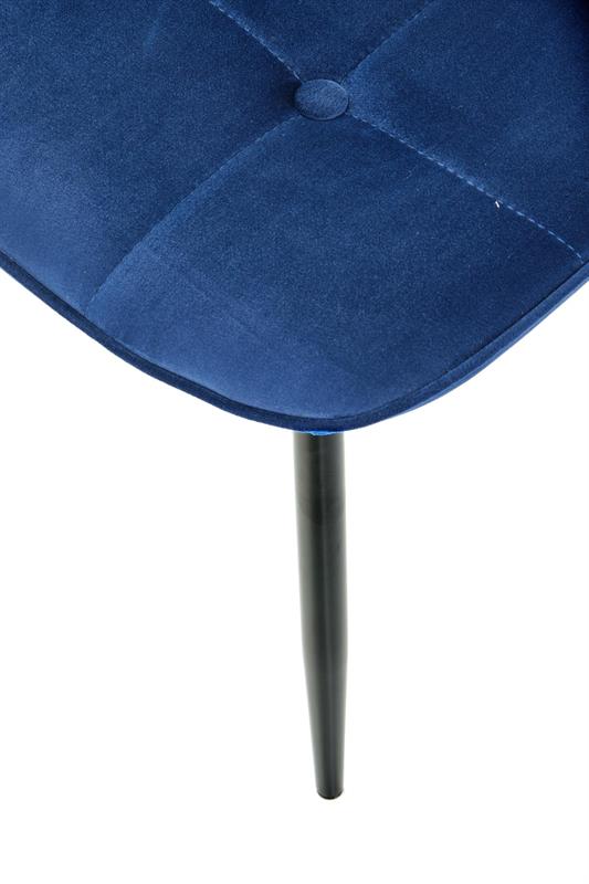 K417 stolička granátová velvet