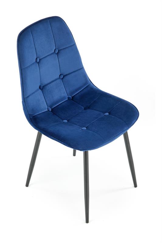 K417 stolička granátová velvet