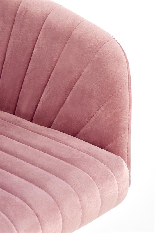 FRESCO detská stolička ružová velvet