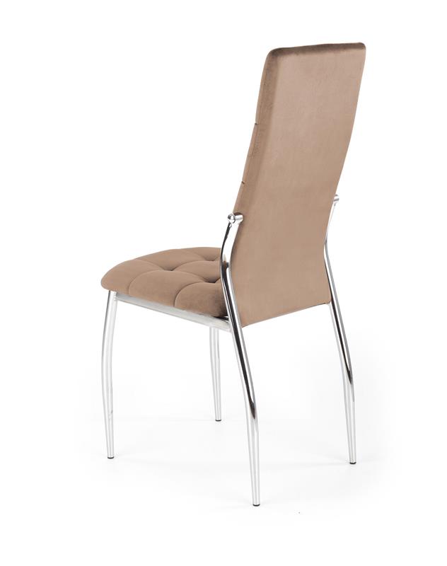 K416 stolička béžová velvet