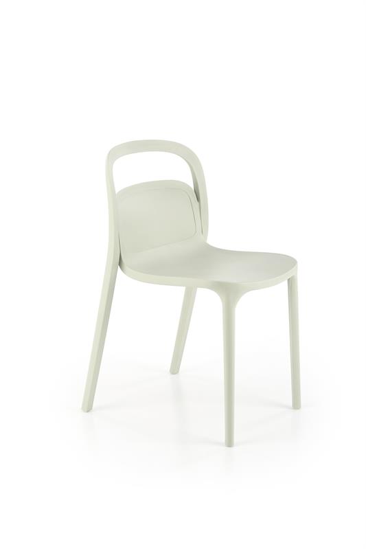 K490 stolička plastik mätová