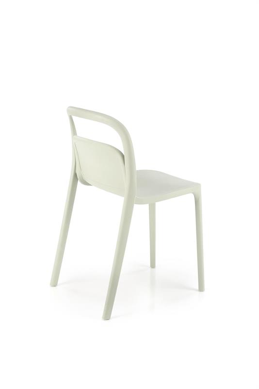 K490 stolička plastik mätová