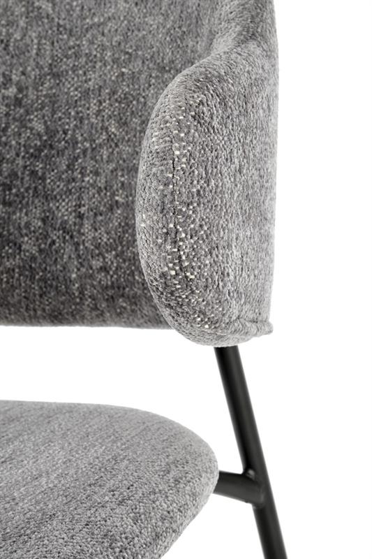K497 stolička svetlo šedá