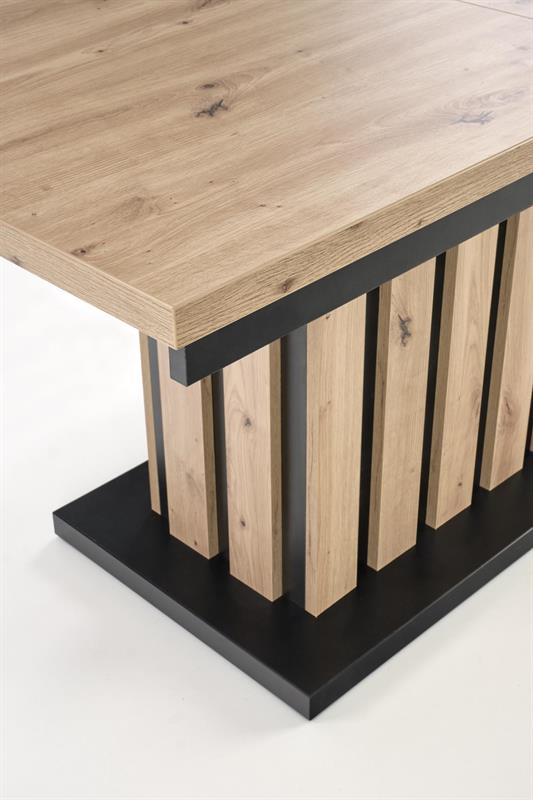 BARETTI konferenčný stolík dub artisan/čierny