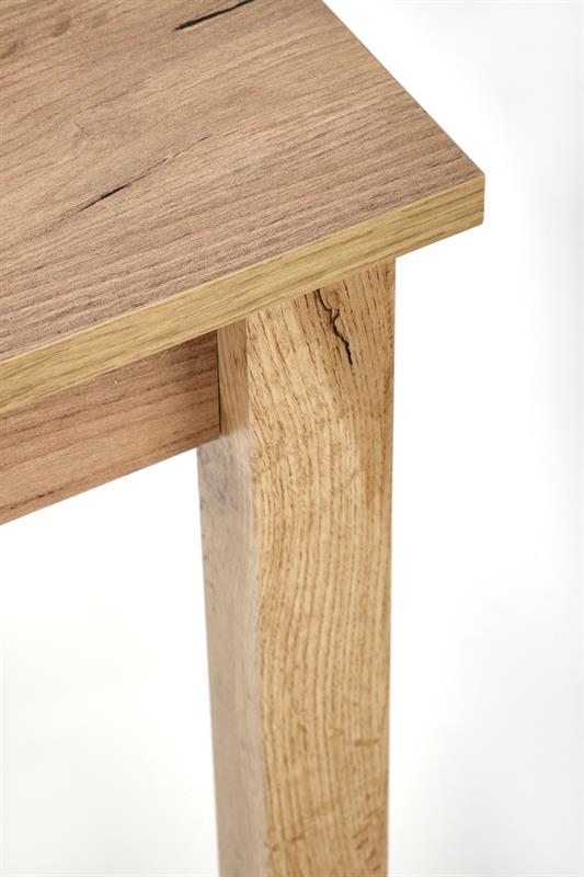 GINO rozkladací stôl doska - dub craft, nohy - dub craft