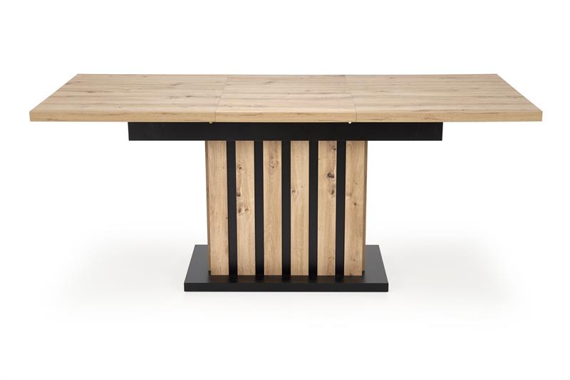 LAMELLO rozkladací stôl 130-180/80 cm dub artisan/čierny