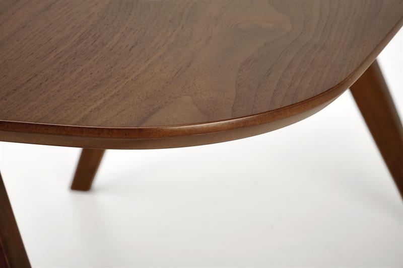 MIGUEL jedálenský stôl 160/90/75/131cm, MDF/dýha, orech/orech