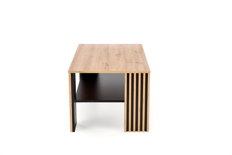FEMINA konferenčný stolík 110/65/52cm, lamino doska,dub artisan/čierna