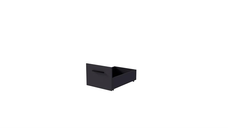 VERSO S1/2 zásuvka modul.postele, 51/74/3cm, lamino doska, antracit