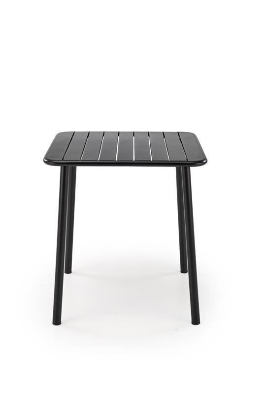 BOSCO KWADRAT stôl záhradný 70/70/76 cm, kov čierny
