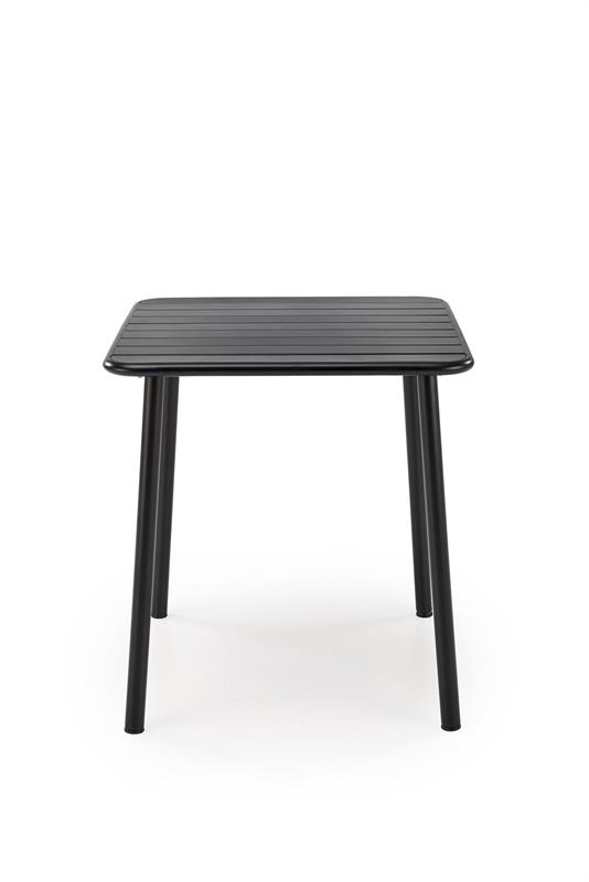 BOSCO KWADRAT stôl záhradný 70/70/76 cm, kov čierny
