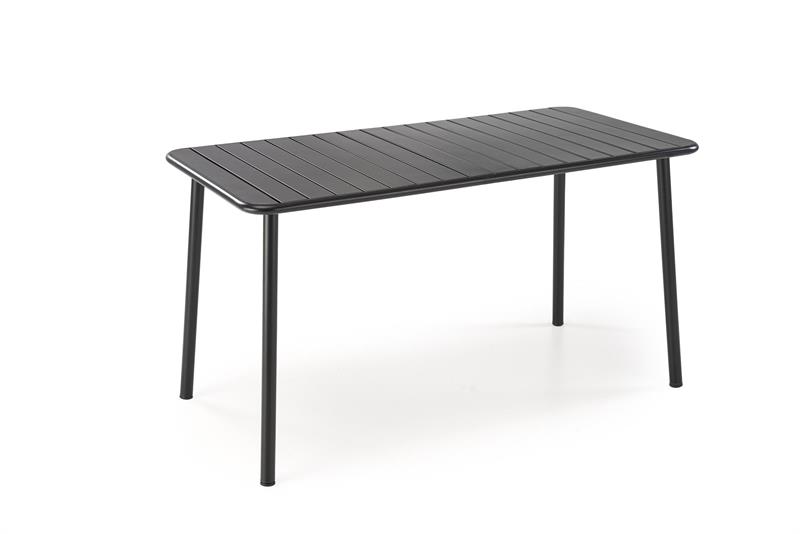 BOSCO stôl záhradný 140/70/76 cm, kov čierny