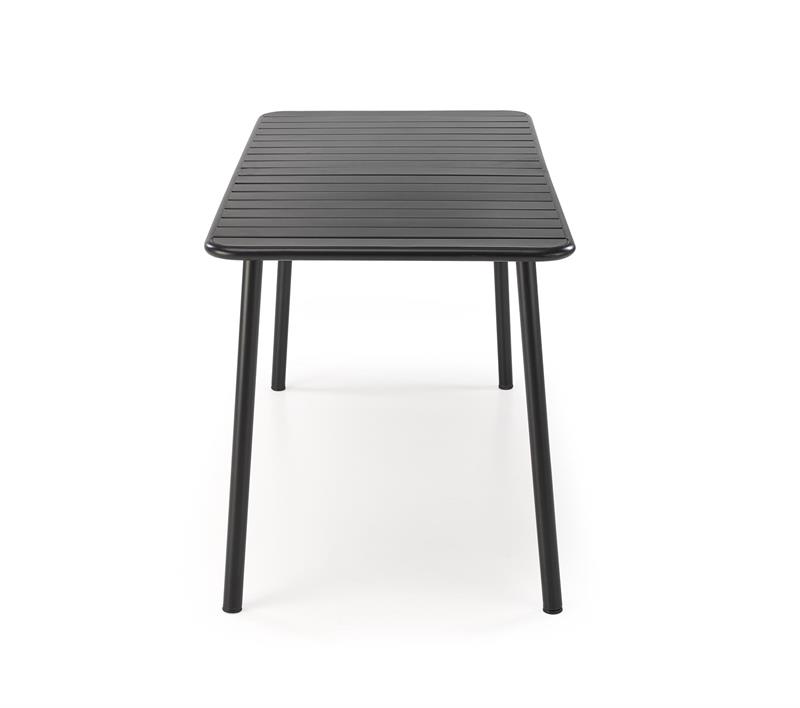 BOSCO stôl záhradný 140/70/76 cm, kov čierny