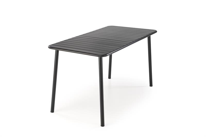 BOSCO stôl záhradný 140/70/76 cm, kov čierny