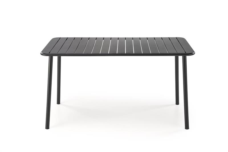 BOSCO stôl záhradný 140/70/76 cm, kov čierny
