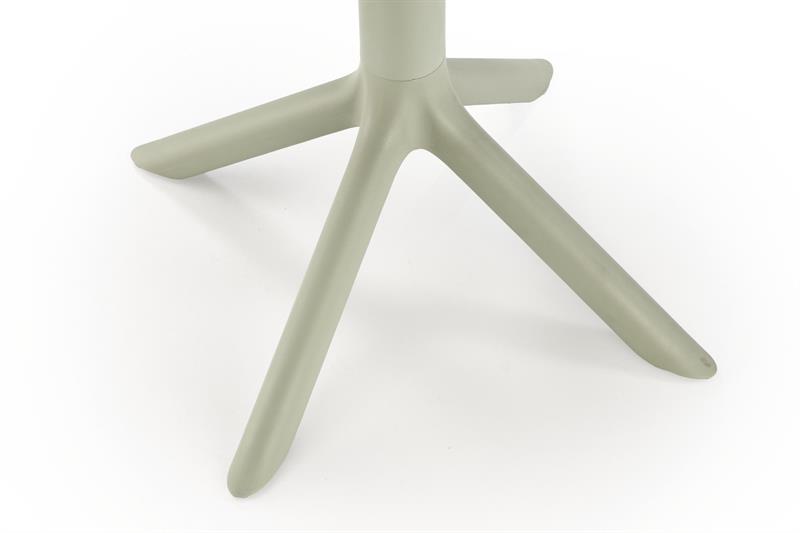 CALVO stolík terasový okrúhly 60/72 cm plast farba metový