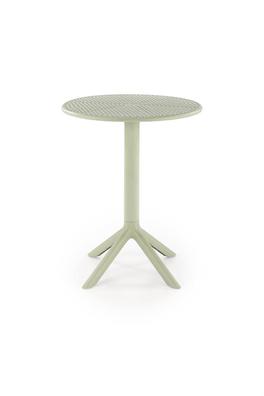 CALVO stolík terasový okrúhly 60/72 cm plast farba metový