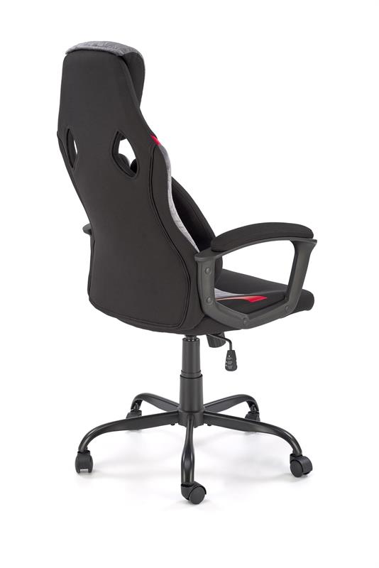 JENSEN kancelárske kreslo otočné s mechan.TILT,tkanina čierna/sivá/čer
