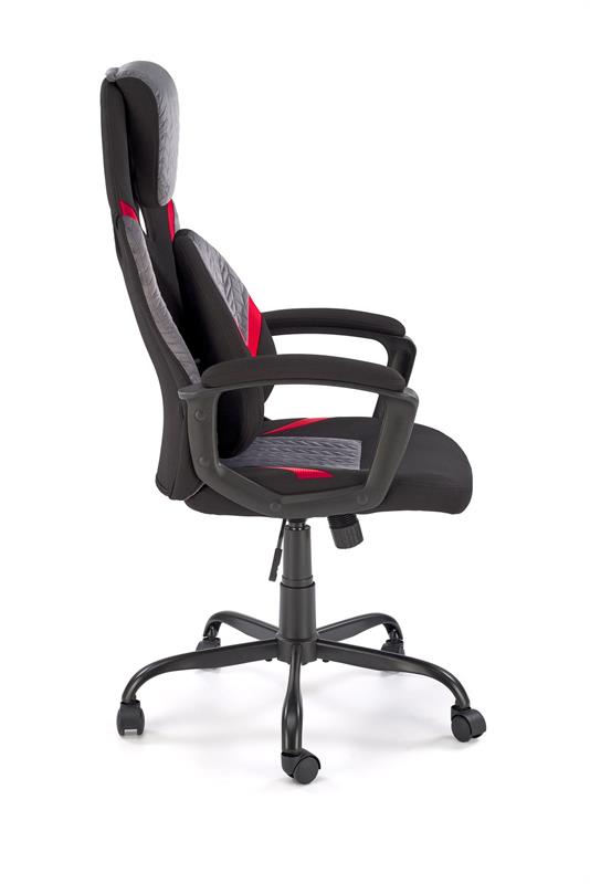JENSEN kancelárske kreslo otočné s mechan.TILT,tkanina čierna/sivá/čer