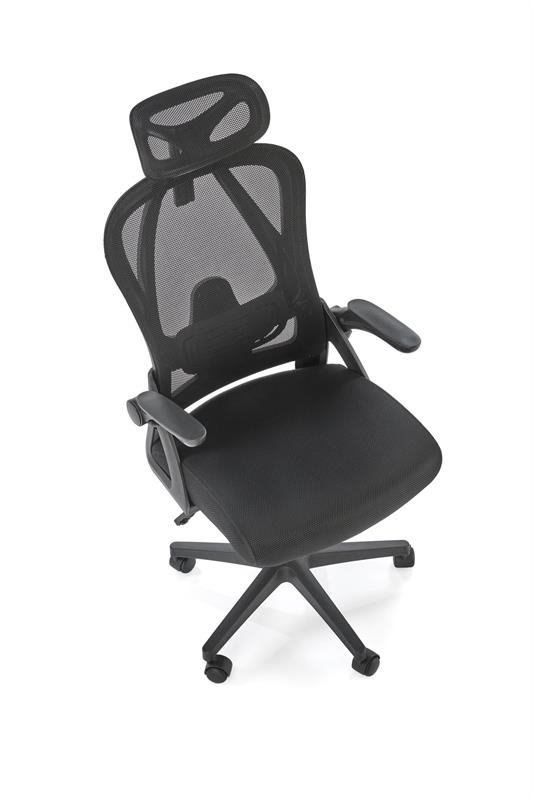 NEGRO kancelárske kreslo otočné s mechan.TILT, sieťovnina, čierne