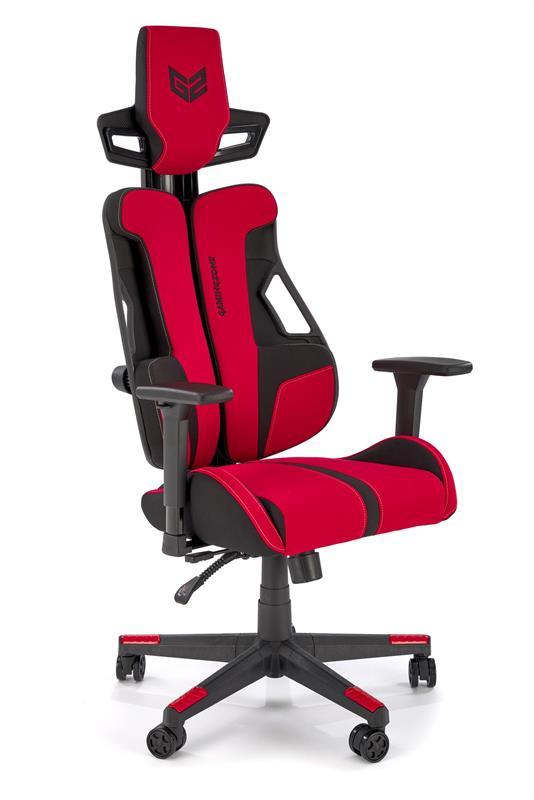 NITRO 2 kancelárske kreslo otočné s mechan.MULTIBLOCK,tkanina červené/čierne