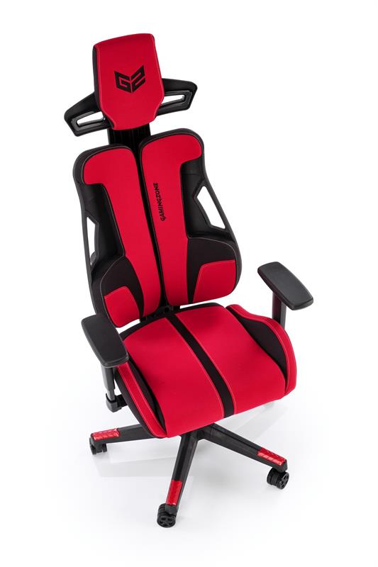 NITRO 2 kancelárske kreslo otočné s mechan.MULTIBLOCK,tkanina červené/čierne