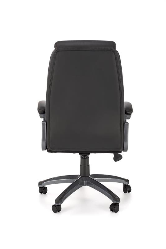 STEVEN kancelárske kreslo otočné s mechan.TILT,ekokoža/tkanina,čierne/siv