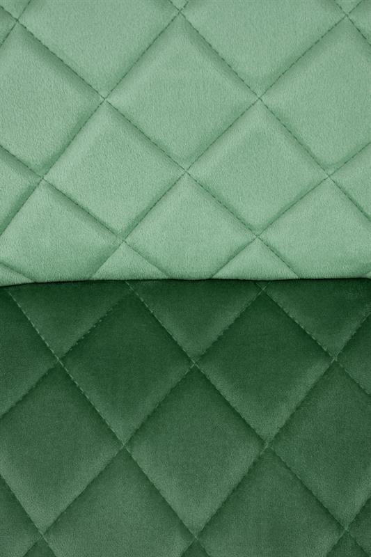 K525 jedálenská stolička, látka velvet, tmavozelená