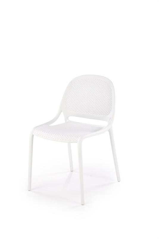 K532 stolička, PVC, biela