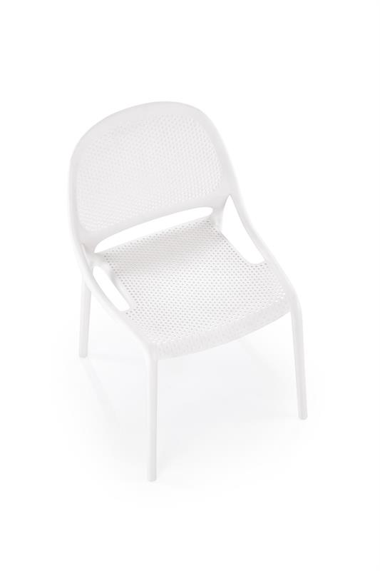 K532 stolička, PVC, biela