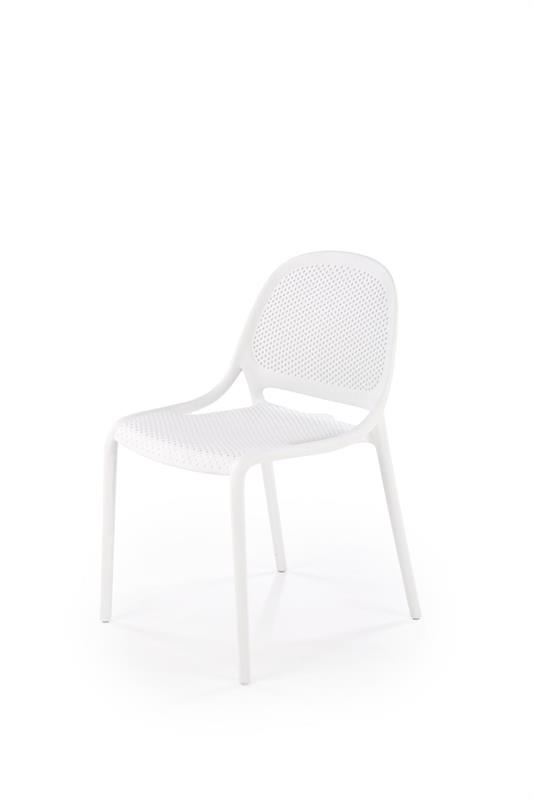 K532 stolička, PVC, biela
