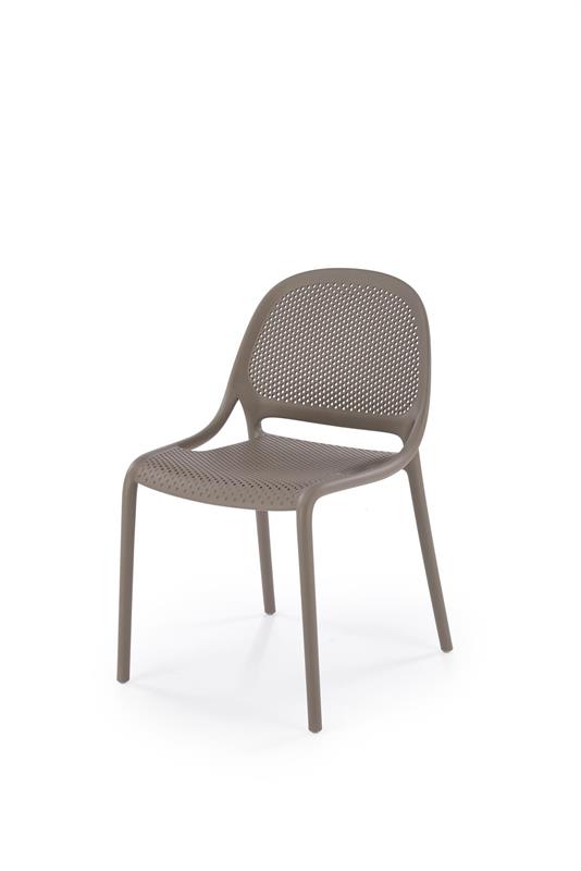 K532 stolička, PVC, khaki