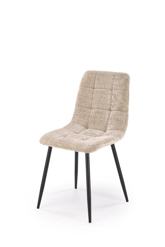 K547 jedálenská stolička otočná, látka velvet, béžová