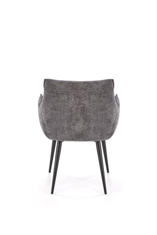 K559 jedálenská stolička, látka velvet, sivá
