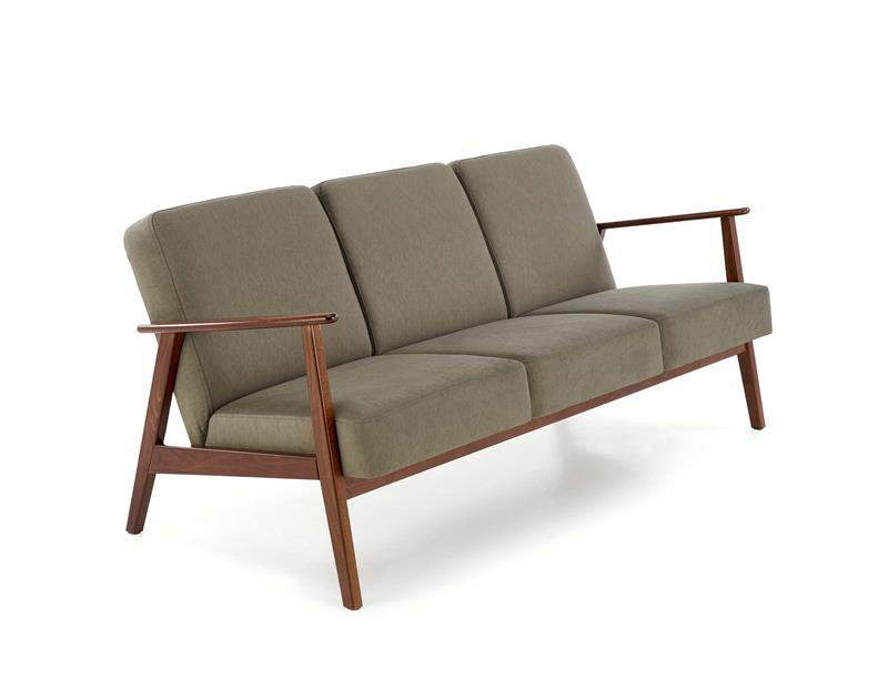 MILANO 3S pohovka, olivová (látka Castel 39)