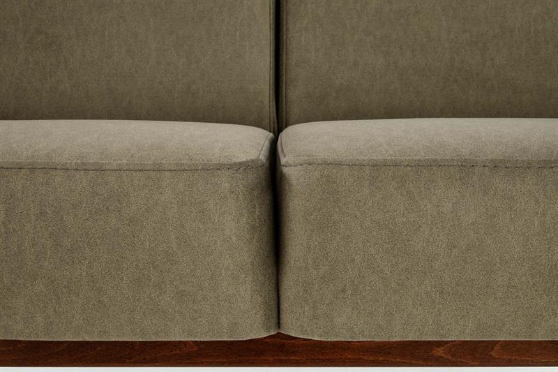 MILANO 3S pohovka, olivová (látka Castel 39)