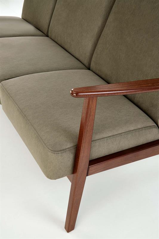 MILANO 3S pohovka, olivová (látka Castel 39)