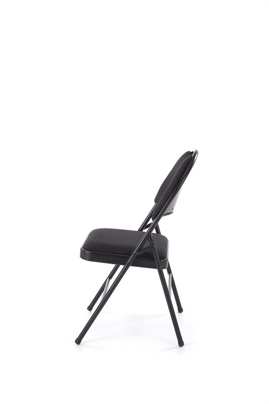 K566 skladacia jedálenská stolička, čierny
