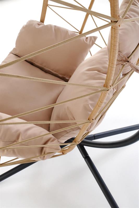 SNAKE záhradné kreslo, prírodné/béžové