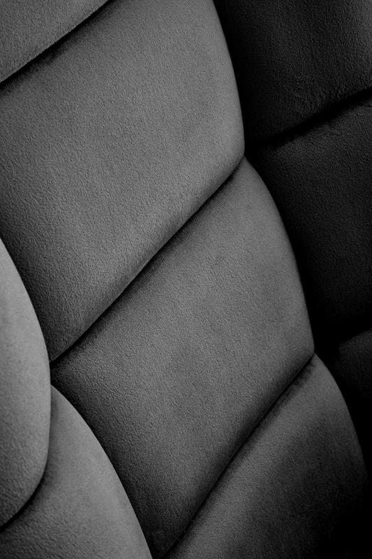 BAZALTO hojdacie kreslo čierny