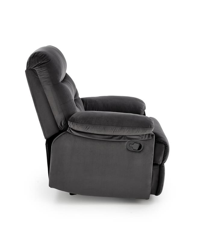 DRAGER relaxačné kreslo, čierne